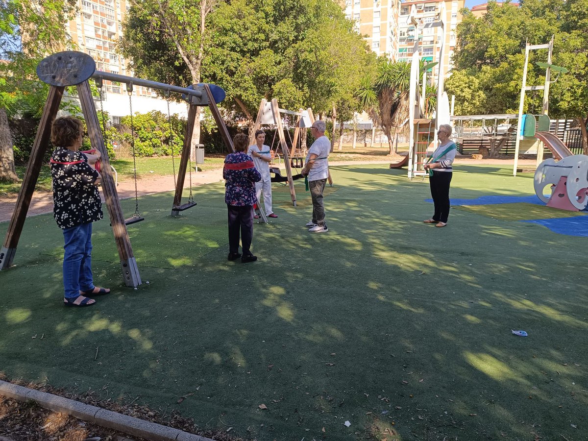 Acercando la fisioterapia a la naturaleza y la población más frágil. A ellos también hay que atenderlos