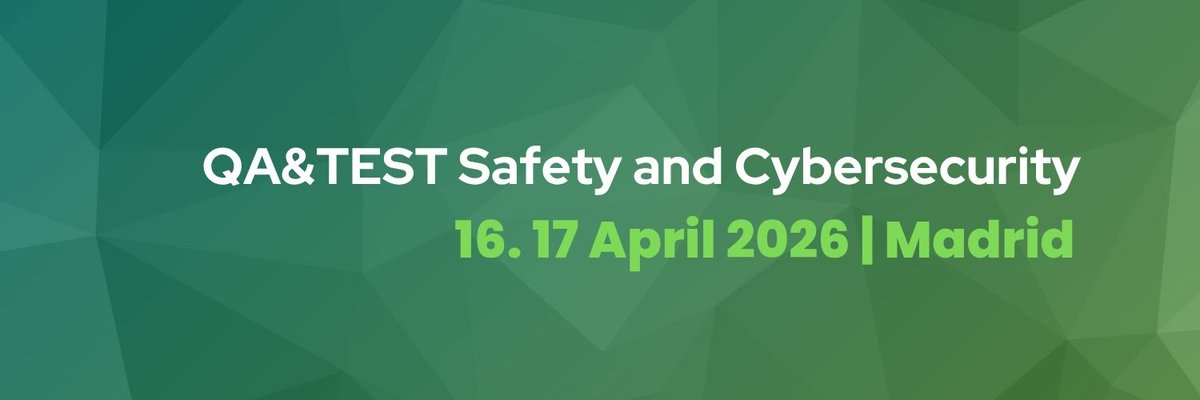 QaTestMadrid (@qatestmadrid) on Twitter photo We already have the dates for the next <a href="/QATESTMadrid/">QaTestMadrid</a> Safety and Cybersecurity! Mark April 16th and 17th in your calendar! It will be our 6th edition and an incredible event!
#qatest #safety #security #cybersecurity #april #Madrid #spain We already have the dates for the next <a href="/QATESTMadrid/">QaTestMadrid</a> Safety and Cybersecurity! Mark April 16th and 17th in your calendar! It will be our 6th edition and an incredible event!
#qatest #safety #security #cybersecurity #april #Madrid #spain