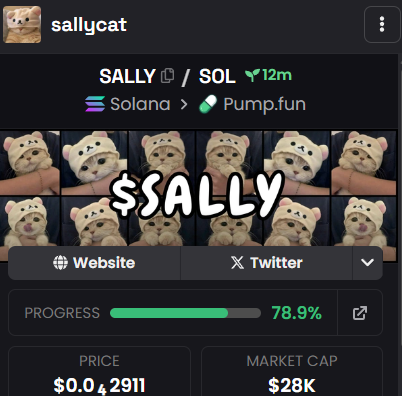 itsSallyOnSol's tweet photo. Dex is paid for $SALLY

There's a dev wallet that will be burnt step-by-step like the good old times.

There's no point in 'fake' CTO'ing.

Bring back the times when we had strong communities pushing cute animals.

$SALLY to the moon. https://t.co/0evFJJr8Rw