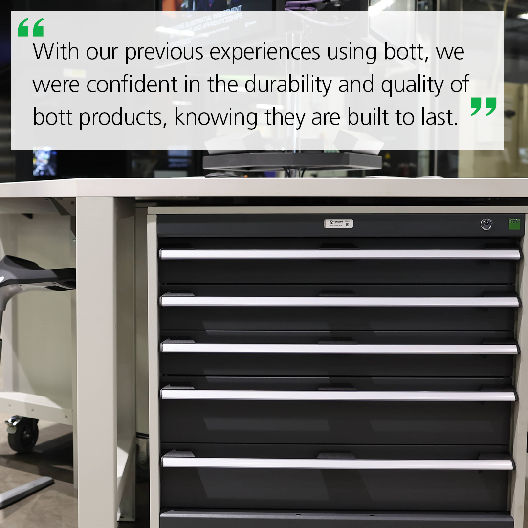Bott_Ltd's tweet image. We’re always striving to create workspace solutions that truly work for our customers.
When it came to creating a smart, streamlined workspace, Velden Engineering turned to bott. The result? A future-ready facility built for efficiency, innovation, and growth.
▪️See what Velden…
