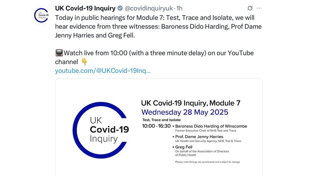secretspartacus's tweet image. DIDO £37 billion HARDING Klaxon! 🤑

And JENNY here to please her masters HARRIES Klaxon! 🙇‍♀️

#CovidInquiry  #TestAndTrace