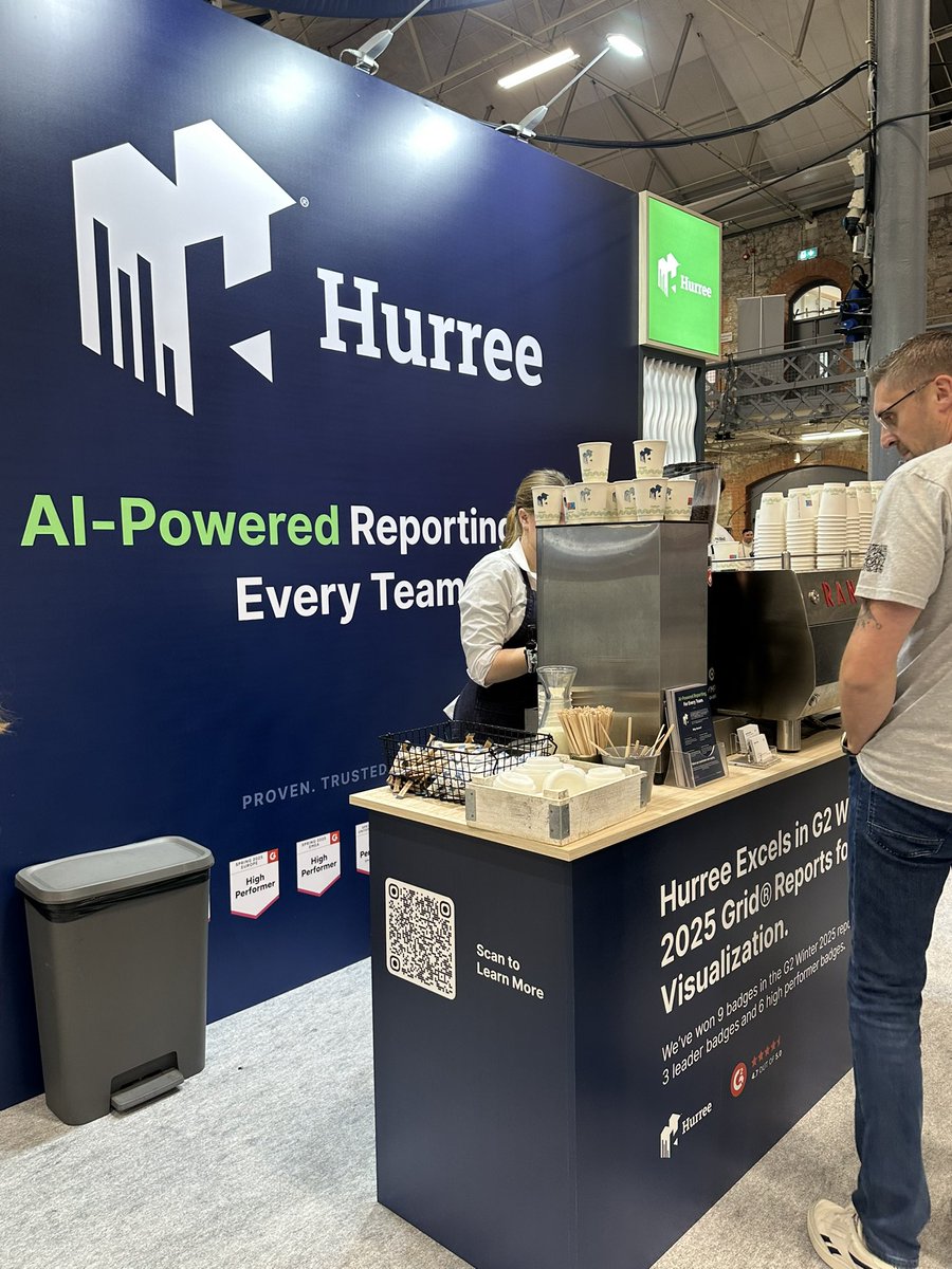 DTS day one has kicked off! 

Swing by Hurree stand for FREE coffee until 4pm today as well as AI and data chats. 

<a href="/DubTechSummit/">Dublin Tech Summit</a>