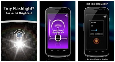 centroblogs's tweet image. Tiny Flashlight permite usar tu móvil como si fuera una linterna. Esta APP permite utilizar el flash LED de tu dispositivo Android a modo de linterna y controlar diferentes funcionalidades asociadas con la luminosidad del móvil.
#appsandroid #luminosidad 
paraelmovil.es/2013/01/Tiny-F…