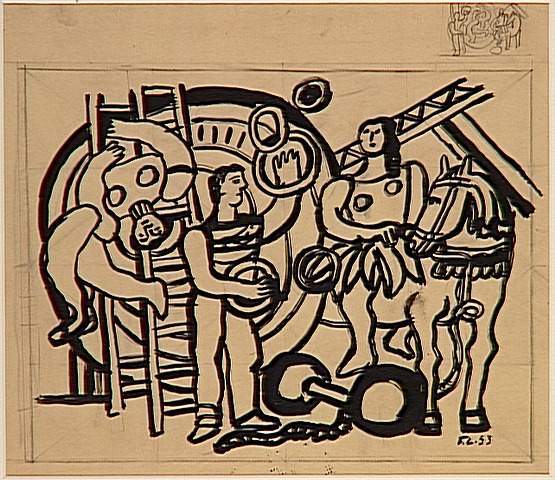 The rider ( the juggler, the acrobat) #artbots #leger