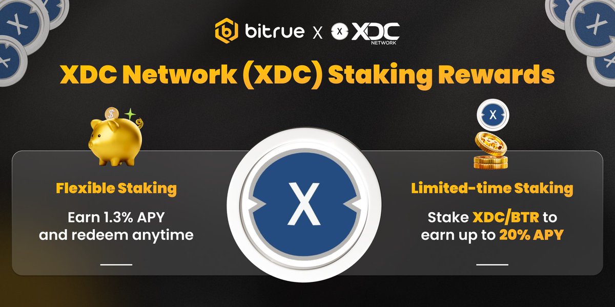 Bitrue (@bitrueofficial) on Twitter photo 🔥 #Bitrue x <a href="/XDC_Network_/">XDC Network</a> collab is NOW ON!
🚨 It's time to stake and earn with #XDCNetwork!
👉 Stake $XDC or $BTR here: bitrue.com/staking?cn=399…
🌟 Stake $XDC #PowerPiggy for daily payouts: bitrue.com/flexible-staki… 🔥 #Bitrue x <a href="/XDC_Network_/">XDC Network</a> collab is NOW ON!
🚨 It's time to stake and earn with #XDCNetwork!
👉 Stake $XDC or $BTR here: bitrue.com/staking?cn=399…
🌟 Stake $XDC #PowerPiggy for daily payouts: bitrue.com/flexible-staki…