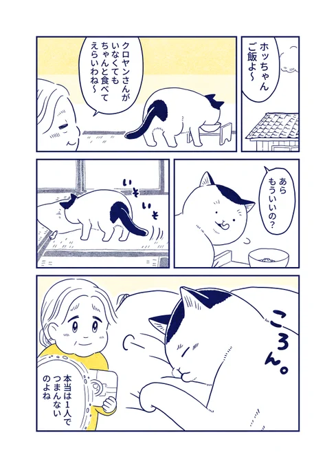 いつもと違うとちょっと寂しいよね 