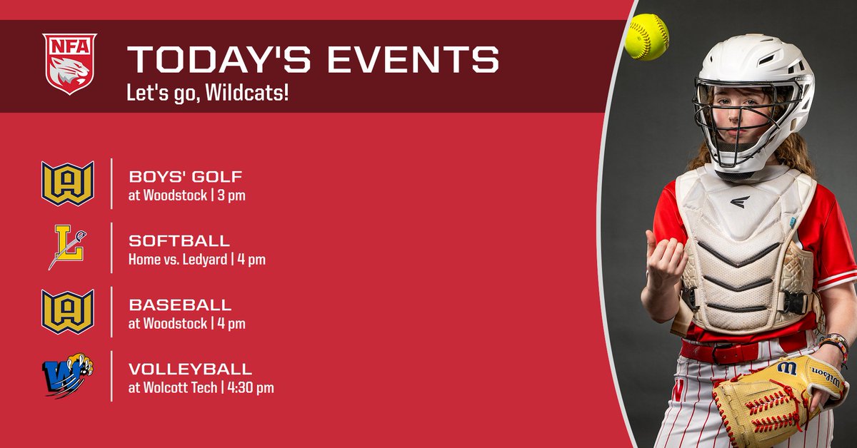 Softball, baseball and volleyball in playoff action! Let's go!