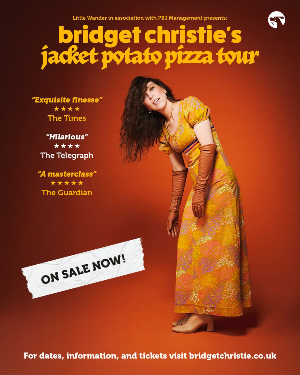 TRCH (@royalnottingham) on Twitter photo NEW: A kidney stone. A stray cat. An eye-themed fetish. <a href="/BridgetChristie/">Bridget Christie</a> hits the road again with a brand new show. Creator of Channel 4’s smash hit sitcom The Change & BBC Radio 4’s Mortal. Star of Taskmaster, Ghosts, Uncanny, & Off Menu.
🎟️ tinyurl.com/3h9fx5h3
📆 Sun 8 Feb NEW: A kidney stone. A stray cat. An eye-themed fetish. <a href="/BridgetChristie/">Bridget Christie</a> hits the road again with a brand new show. Creator of Channel 4’s smash hit sitcom The Change & BBC Radio 4’s Mortal. Star of Taskmaster, Ghosts, Uncanny, & Off Menu.
🎟️ tinyurl.com/3h9fx5h3
📆 Sun 8 Feb