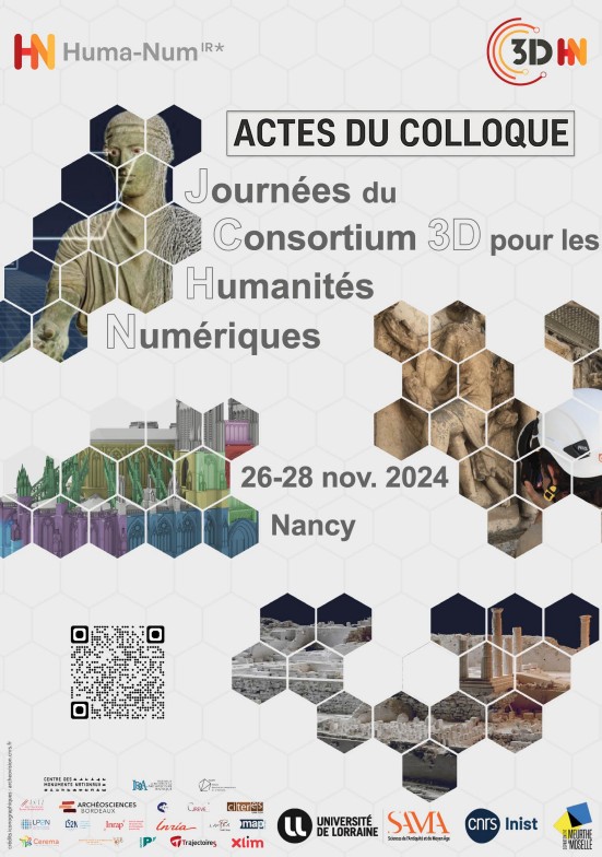📢 Les actes du colloque du consortium HN- 3DHN sont en ligne ! 🔍 À découvrir sur HAL
👉 hal.science/hal-05077895

Merci à toutes les contributrices et tous les contributeurs ! 

 #3D #photogrammétrie #Lasergrammétrie #Archivage3D #RéalitéVirtuelle #Meshroom
<a href="/Huma_Num/">Huma-Num</a> <a href="/CNRS/">CNRS 🌍</a>