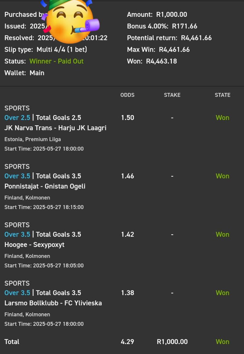 🤌😂Booomering🥳R4 463🔥
💰MR WIN EVERYDAY🍏Play My Slips if u want to Win Everyday🙌
🔥Register Easybet 💛 click here👇
 
ebpartners.click/o/dUrEqT

Promo Code : GIFT50
18 + T&amp;CS Apply <a href="/Easybet_SA/">Easybet South Africa</a>
