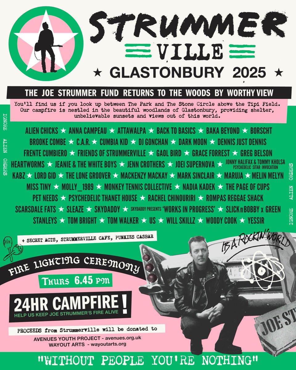 Stanleys (@stanleysband_) on Twitter photo So this is happening...
Honoured to announce we'll be playing Strummerville stage at <a href="/glastonbury/">Glastonbury Festival</a> this year <a href="/joestrummerfund/">The Joe Strummer Fund</a>!
Goes without saying this is a dream come true for us as a band. Can't wait to see you all there x So this is happening...
Honoured to announce we'll be playing Strummerville stage at <a href="/glastonbury/">Glastonbury Festival</a> this year <a href="/joestrummerfund/">The Joe Strummer Fund</a>!
Goes without saying this is a dream come true for us as a band. Can't wait to see you all there x