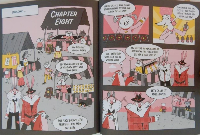 JillBennett18's tweet photo. #ReggieRabbit returns with a third case to solve in #RobberyattheMasquedBall @SwapnaHaddow illust. Becka Moor @OxfordChildrens - with its blend of graphic novel and fiction it’s #RedReadingHub’s #kidlit #fiction book of the day reviewed on the blog https://t.co/2M4ZMv6Vre https://t.co/8kKKdZsvII