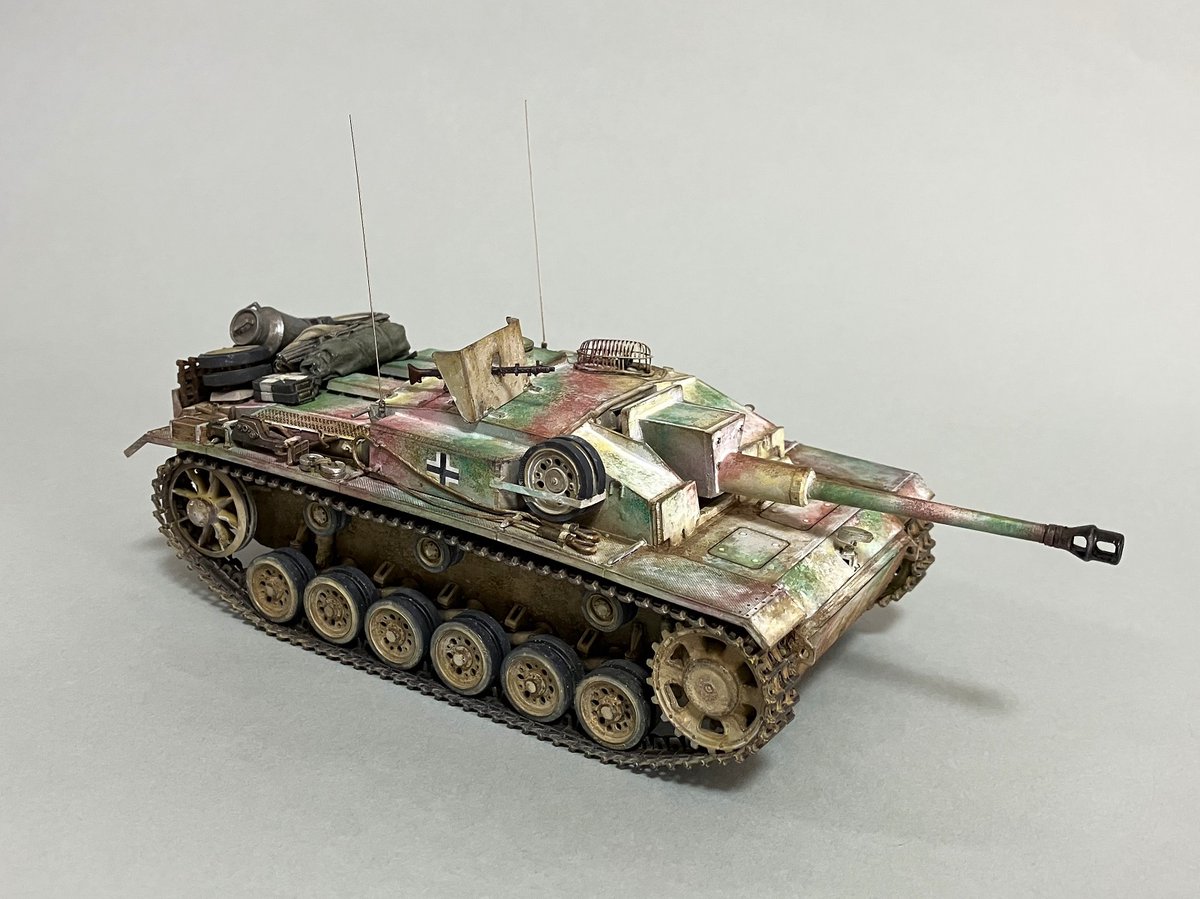 nekomanmaok's tweet photo. 3突くん画像その4
#戦車模型 #scalemodels #模型戦車道 #プラモデル #TAKOM #stug3 #stugiii https://t.co/sYjIUnUuqm