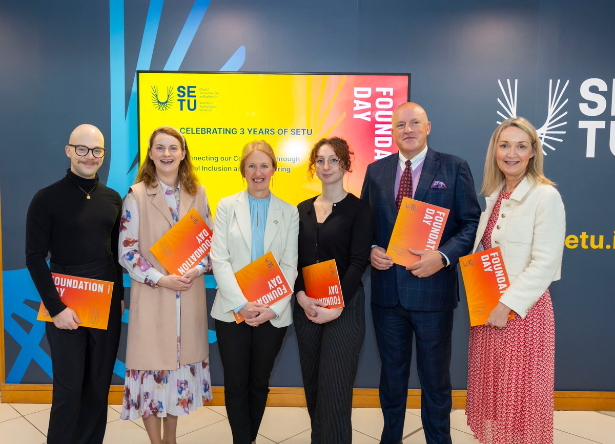 SETU President (@setu_president) on Twitter photo Delighted to welcome keynote speaker <a href="/carthy_aubrey/">Senator Aubrey McCarthy</a> to <a href="/SETUIreland/">South East Technological University</a>'s #FoundationDay2025 in Waterford to explore the theme of âConnecting our Communities through Social Inclusion and Volunteeringâ. Huge thanks to <a href="/lorrainetansey/">Dr Lorraine Tansey</a> and #SETU panellists for a great discussionđ Delighted to welcome keynote speaker <a href="/carthy_aubrey/">Senator Aubrey McCarthy</a> to <a href="/SETUIreland/">South East Technological University</a>'s #FoundationDay2025 in Waterford to explore the theme of âConnecting our Communities through Social Inclusion and Volunteeringâ. Huge thanks to <a href="/lorrainetansey/">Dr Lorraine Tansey</a> and #SETU panellists for a great discussionđ