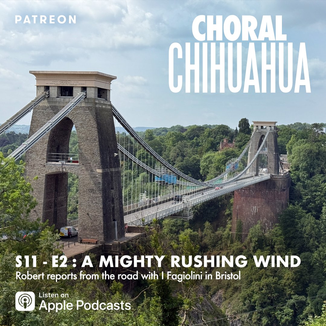POLYPHONIC (@polyphonicfilms) on Twitter photo New #ChoralChihuahua has dropped !! Join Robert Hollingworth as he travels between York, London and Bristol for a *NEW* concert at <a href="/stgeorgesbris/">St George's Bristol</a> last week.
🎧 Listen where you get your podcasts 🫵👇
🔗choralchihuahua.com New #ChoralChihuahua has dropped !! Join Robert Hollingworth as he travels between York, London and Bristol for a *NEW* concert at <a href="/stgeorgesbris/">St George's Bristol</a> last week.
🎧 Listen where you get your podcasts 🫵👇
🔗choralchihuahua.com