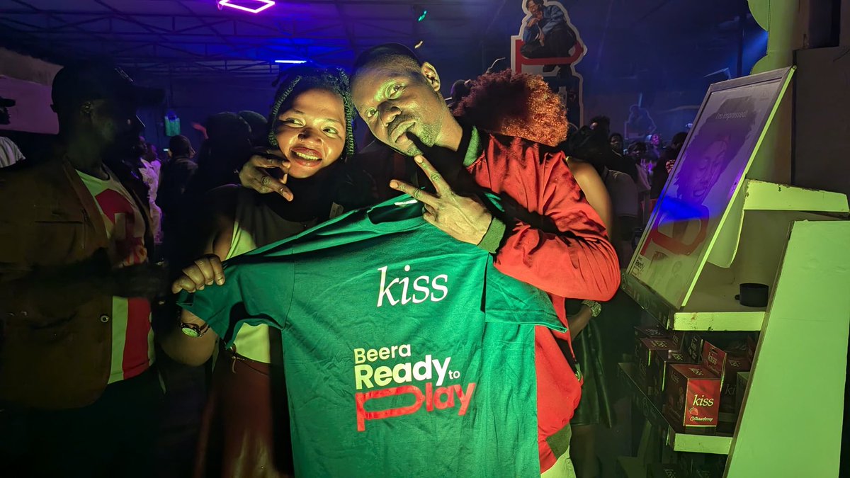 ExpUg_Official's tweet photo. *The KISS Condoms “Ready to Play” activation was a TOTAL VIBE!*

Our Consumer Engagement Experts at Exp Agency Uganda brought the heat, bringing KISS to Life with electrifying bar activations for 18–35-year-olds! https://t.co/JU0FXedCwu