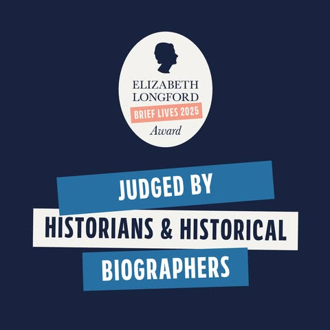 🖊️The Elizabeth Longford Brief Lives 2025 Essay Award has just launched – offering £2000 for an outstanding short essay in historical biography.

elhb.uk/wp-content/upl…