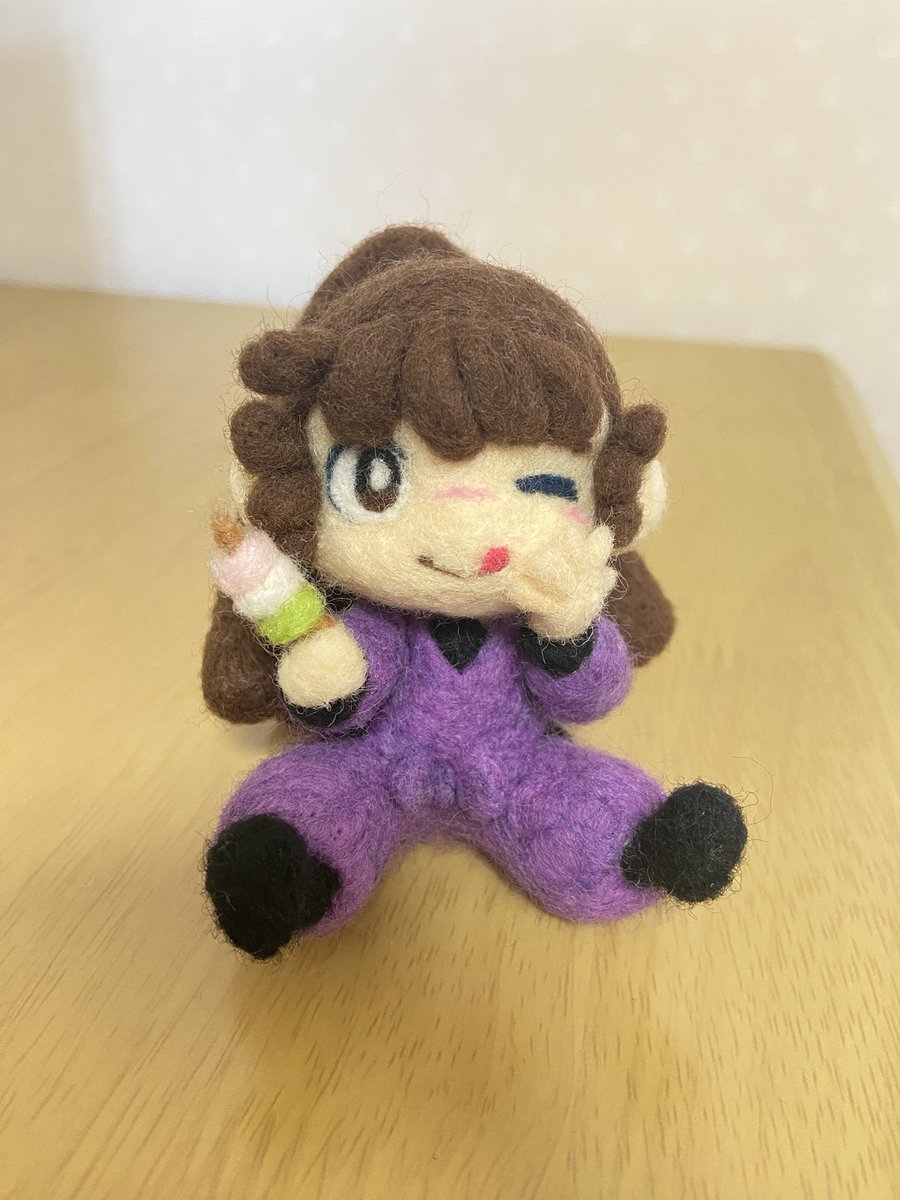 Tokiha_015's tweet image. 羊毛フェルトで尾浜勘右衛門作りました〜！
 #忍たま手芸部