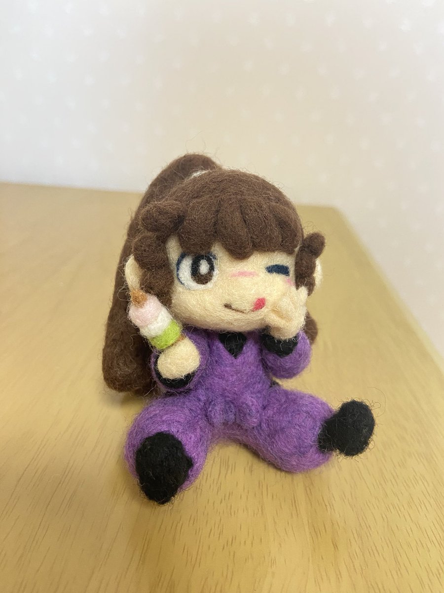 Tokiha_015's tweet image. 羊毛フェルトで尾浜勘右衛門作りました〜！
 #忍たま手芸部