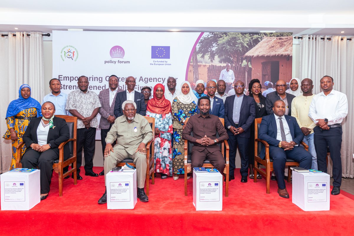 "Empowering Citizenry Agency for Strengthened Public Financial Governance and Sustainable Growth in Tanzania", Kwa kifupi tunauita “ Raia Makini Project” (mtu anayejielewa, mshiriki, mfuatiliaji, muwajibikaji, na mchukua hatua ). <a href="/policy_F/">policy forum</a> #RaiaMakini