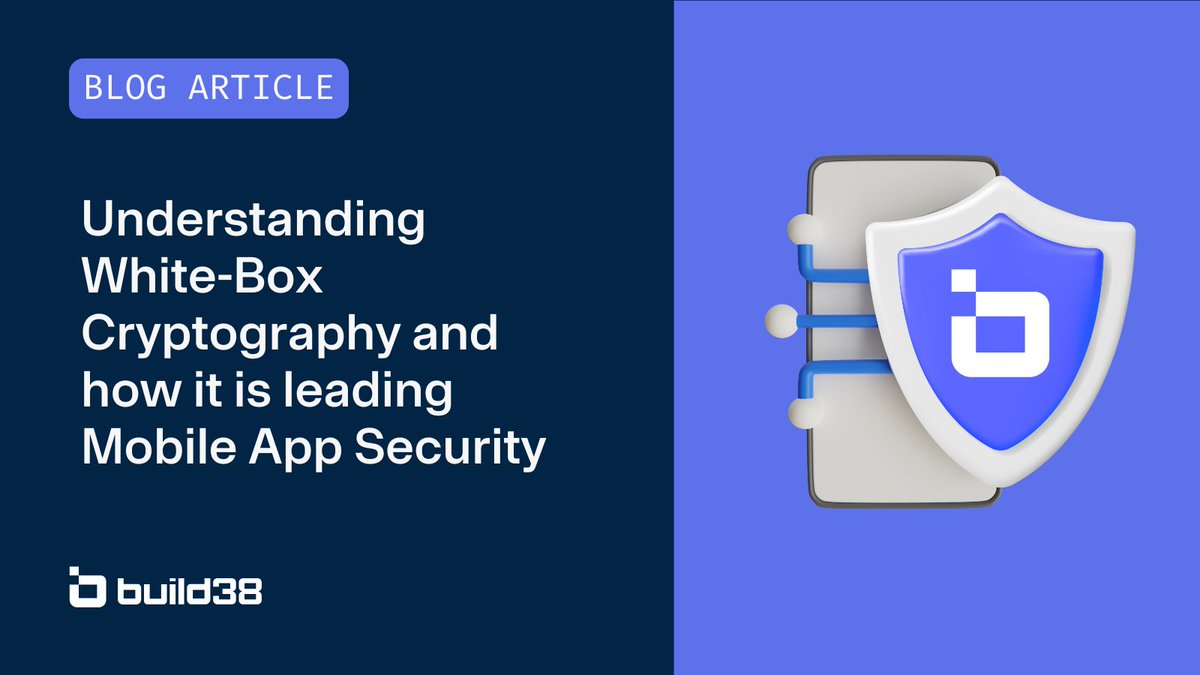 build38dotcom's tweet image. 🔐Mobile threats are rising—and so is our response.

Build38 brings white-box cryptography to mobile apps with zero key exposure, real-time threat detection &amp;amp; easy integration. 

👉Learn more: build38.com/blog/mobile-se…

#Build38 #MobileSecurity #WhiteBoxCryptography #AppSecurity