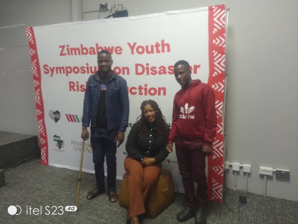 QUAPAZ1's tweet photo. Excited to see one of our #DIDRR committee member &amp; youth disability champion from Chikukwa (W10) under the DIDRR project participating at the 2nd Zimbabwe Youth Symposium on #DisasterRiskReduction facilitated by @ActionAidZim, at Cresta Lodge, Harare.  #YouthInDRR #Inclusion https://t.co/65UAQBODku