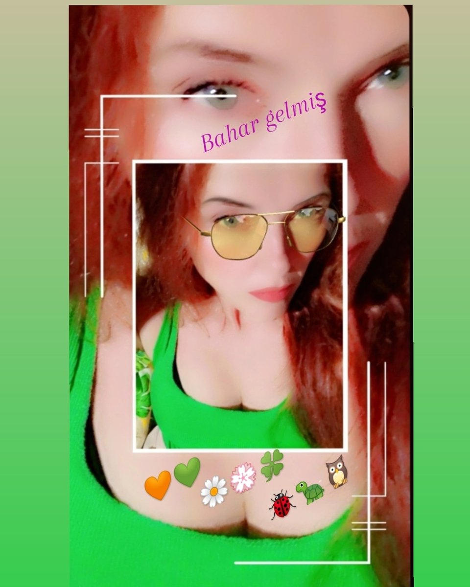#PortreChallenge zamanı yeşillendirelim buraları 🍏🧣🐛🍀💚🌼🐸🦎