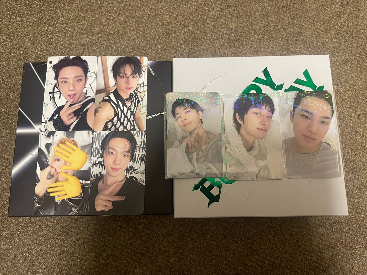 yu_uy_vv's tweet photo. SEVENTEEN セブチ HAPPY BURSTDAY weverse CARATトレカ バインダー 交換

【譲】エスクプス、ジョシュア、ジュン、ウォヌ、ウジ、ハオ、ミンギュ、ドギョム、バーノン、ディノ
【求】同種ホシ🐯>スングァン🍊

郵送希望📮
お気軽にお声がけください https://t.co/NiL3sjoEMy