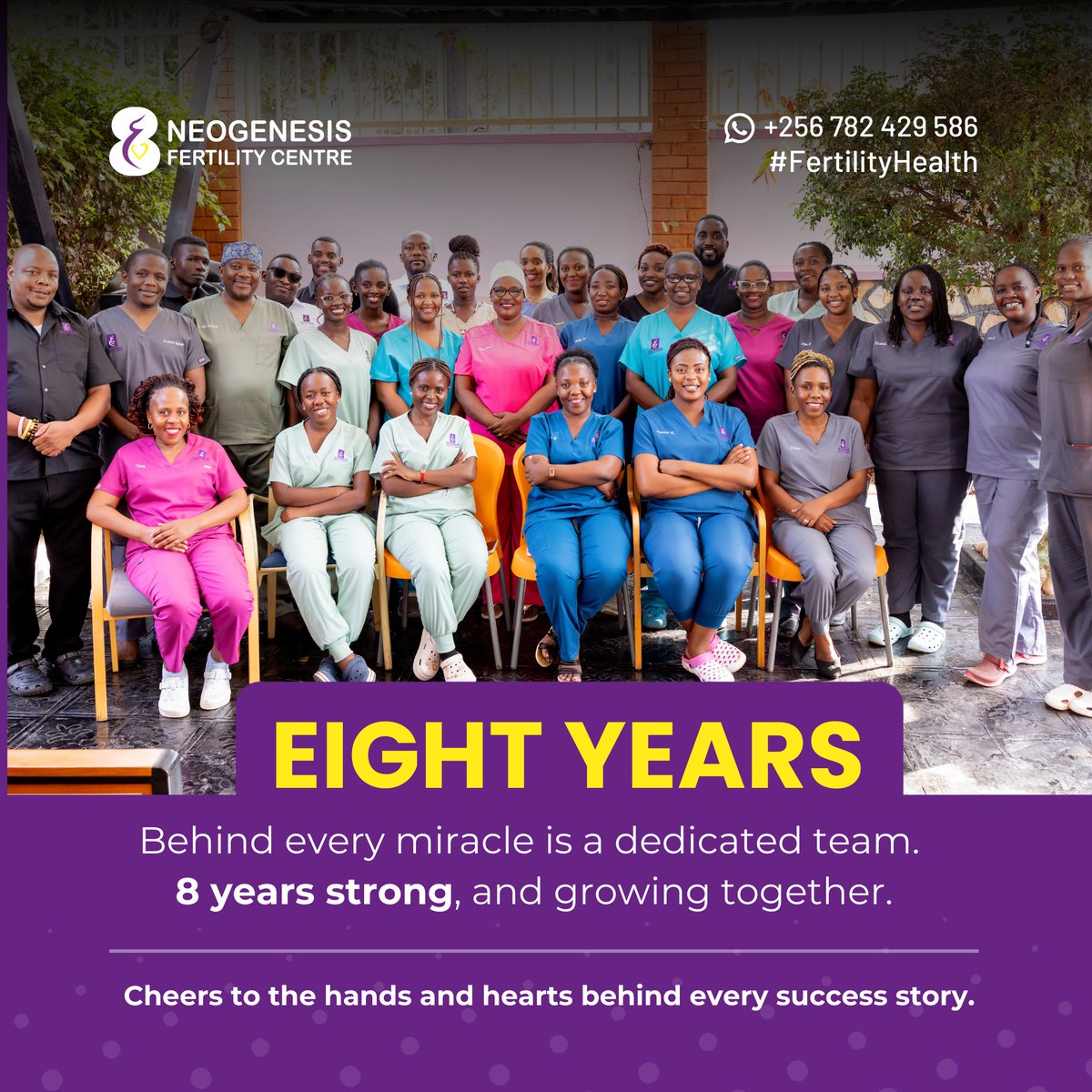 Neogenesis Fertility (@neogenfertility) on Twitter photo Last week we marked 8 amazing years & none of it would have been possible without the hands and hearts behind every miracle. ππ©π½ββοΈπ¨πΎββοΈ
Thank you for your passion, your expertise, and care
Cheers to the team that makes dreams come true, every single day. π
#NeogenesisAt8 Last week we marked 8 amazing years & none of it would have been possible without the hands and hearts behind every miracle. ππ©π½ββοΈπ¨πΎββοΈ
Thank you for your passion, your expertise, and care
Cheers to the team that makes dreams come true, every single day. π
#NeogenesisAt8