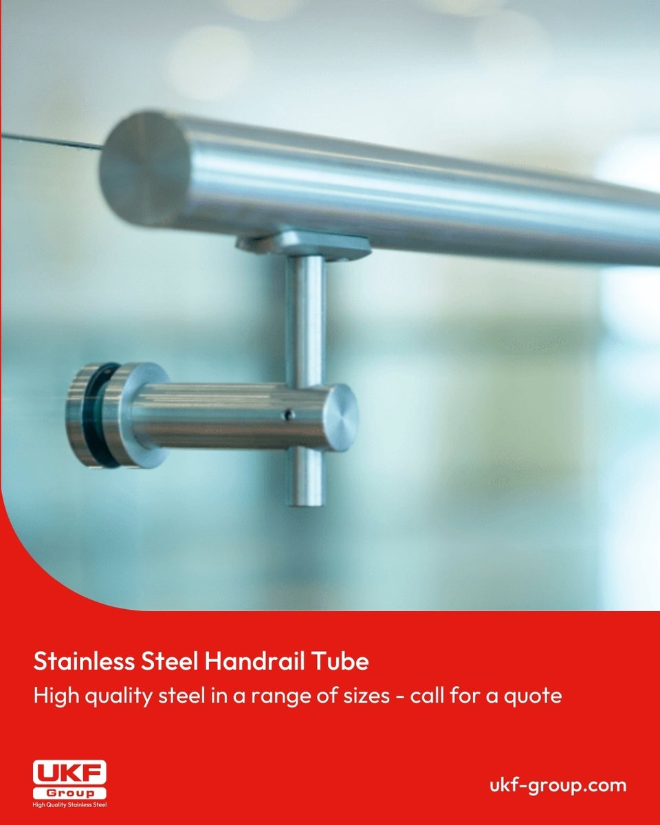 UKFGroup's tweet image. The outer diameter (OD) of our stainless steel handrail tubes spans from a minimum of 35.00mm to a robust 48.30mm, catering to a spectrum of applications.

Order handrail tube for your project
ukf-group.com/stainless-stee…

#UKFGroup #StainlessSteel #MetalProcessing #SteelSupply