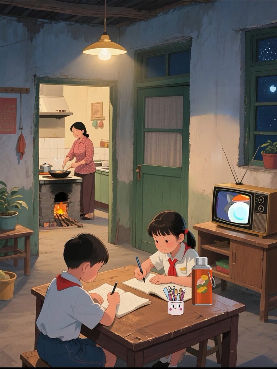 厨房飘香，我们在书桌前奋笔