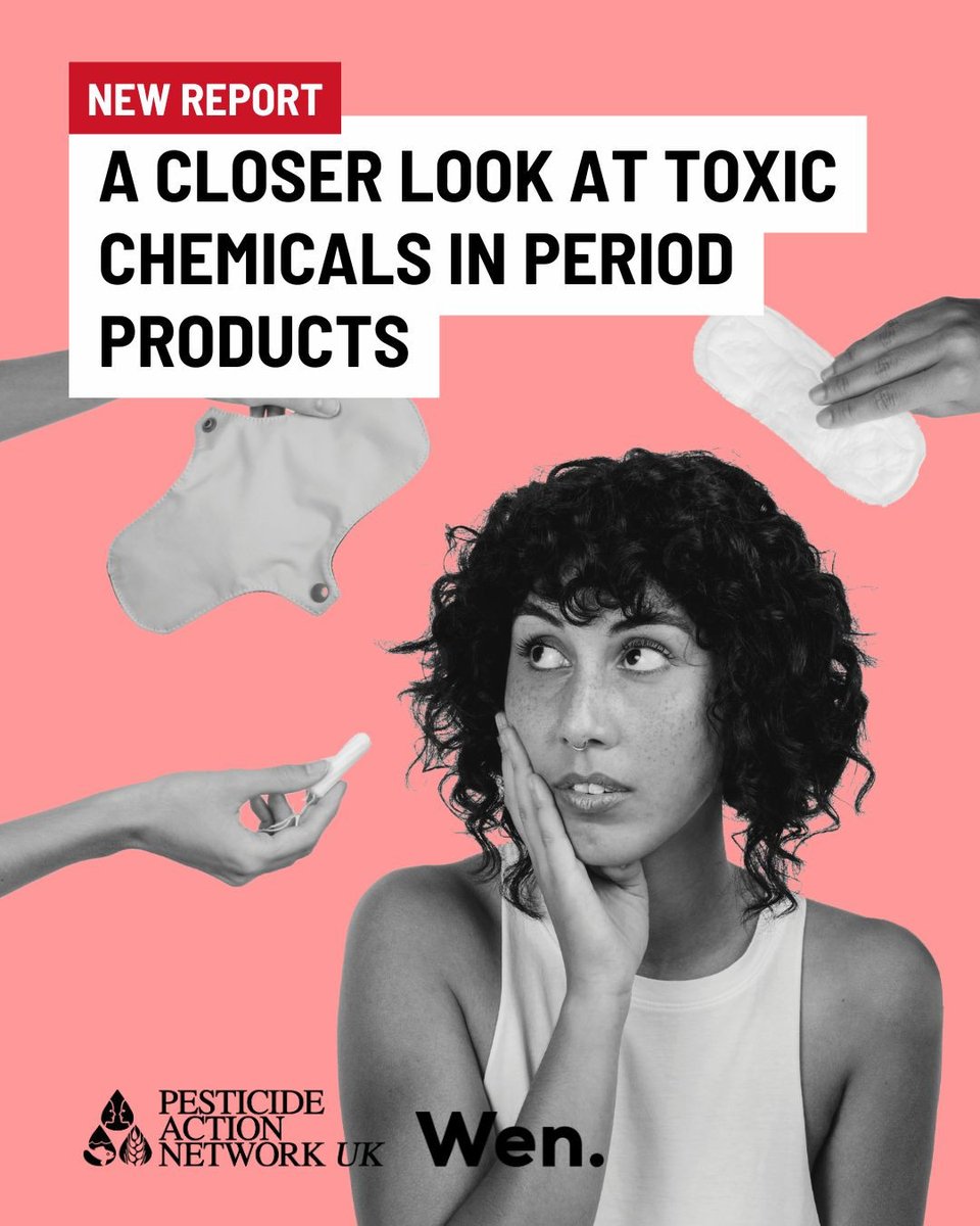 New research from #WenUK #PANUK &amp; the Pesticide Collaboration has found #glyphosate - a toxic  pesticide - in UK tampons at 40 times the legal limit for drinking  water. 

This #MenstrualHygieneDay, we’re demanding transparency and regulation.  📖 
wen.org.uk/2025/05/28/tox…