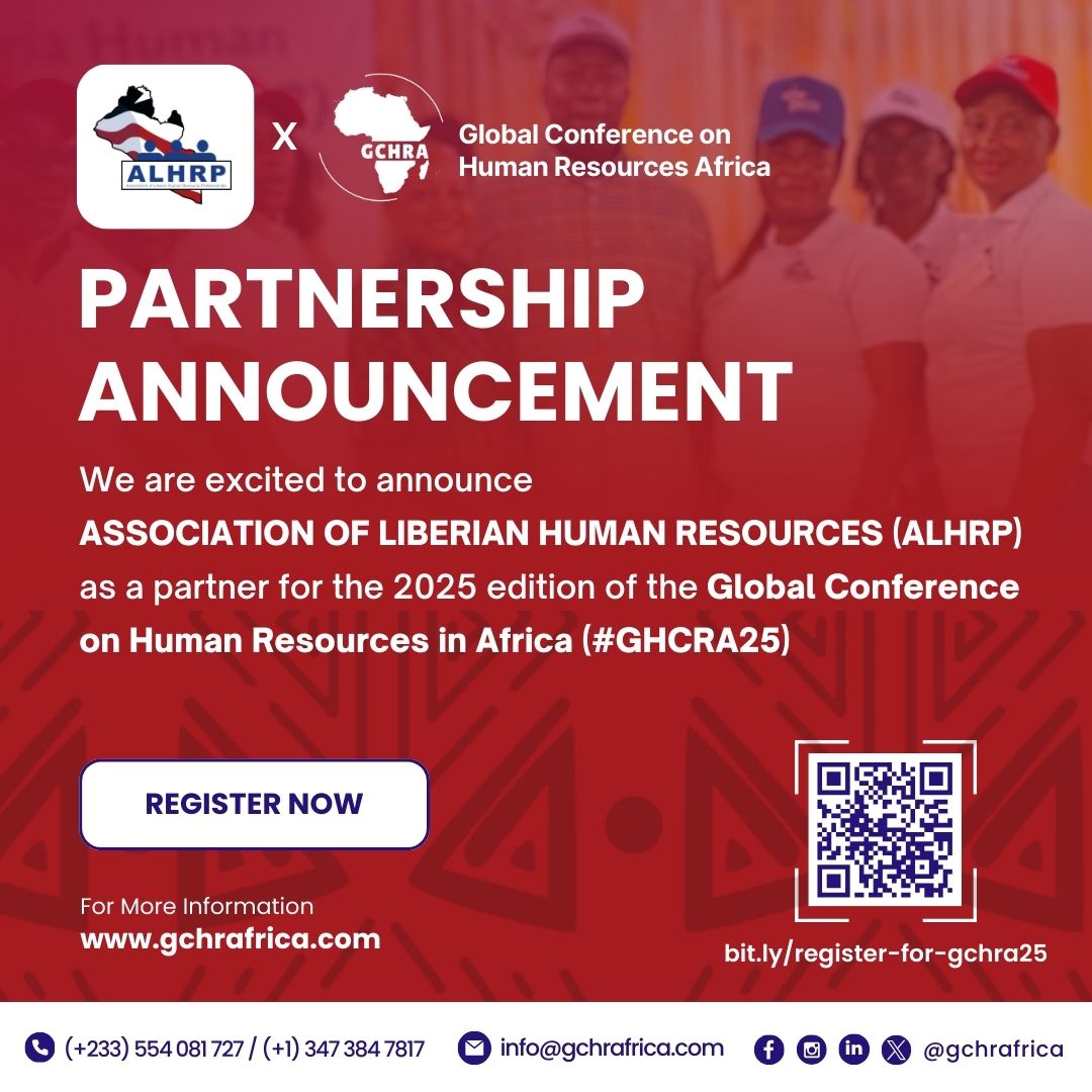 KUSIconsulting's tweet photo. 📣 The Association of Liberian Human Resources joins #GCHRA25!

Bringing fresh perspective from West Africa to our continental conversation.

🔗 https://t.co/jOjpT1q0qk
#GCHRAxALHR #LiberiaHR #HRLeadership #AfricaHR https://t.co/2ZvS5QI0Gl