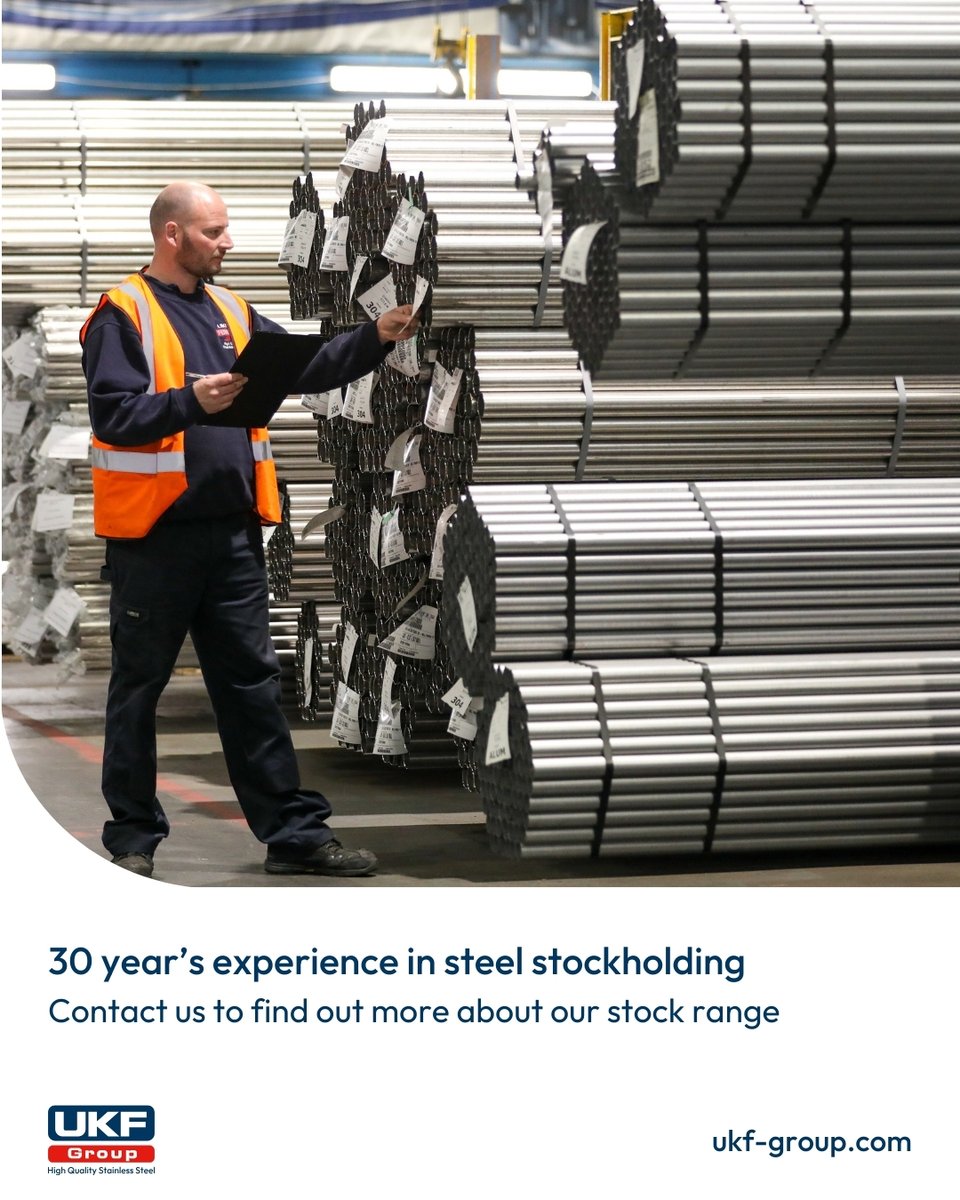 UKFGroup's tweet image. We know what we&apos;re talking about when it comes to steel

Call for a quote and to talk through your stainless steel requirements
ukf-group.com

#UKFGroup #StainlessSteel #MetalProcessing #SteelSupply #StainlessProcessing