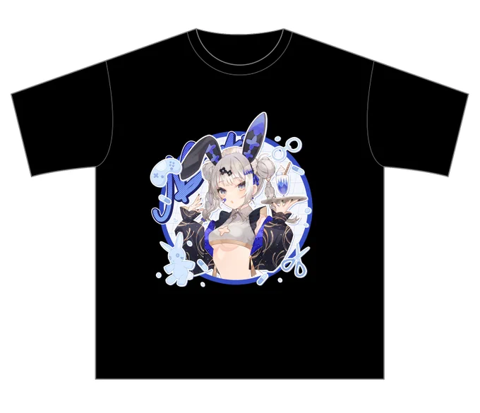 コミティアで頒布予定のTシャツです新しいサインをストリートアート風にデザインして入れました黒だからガシガシ着られるよ～～!(口元緩くてすぐ白T汚す私)#COMITIA152 