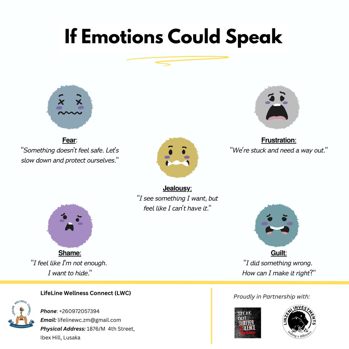 Lifeline Wellness Connect (@lifelinewc_zm) on Twitter photo ๐๐ซ ๐๐ณ ๐๐บ๐ผ๐๐ถ๐ผ๐ป๐ ๐๐ผ๐๐น๐ฑ ๐ฆ๐ฝ๐ฒ๐ฎ๐ธ
Emotions are not random feelings that come and go. They reflect how we are internalizing and processing the world around us.
Listening to them with curiosity can turn emotional chaos into meaningful insight.
#Emotions ๐๐ซ ๐๐ณ ๐๐บ๐ผ๐๐ถ๐ผ๐ป๐ ๐๐ผ๐๐น๐ฑ ๐ฆ๐ฝ๐ฒ๐ฎ๐ธ
Emotions are not random feelings that come and go. They reflect how we are internalizing and processing the world around us.
Listening to them with curiosity can turn emotional chaos into meaningful insight.
#Emotions