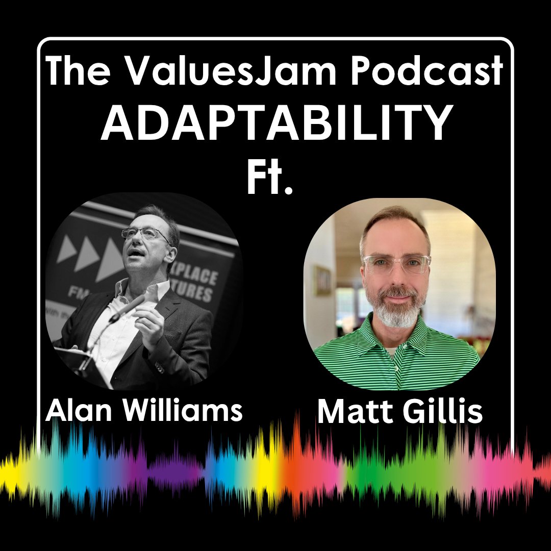 @ValuesJam (@jamvalues) on Twitter photo #ICYMI Be sure to check out this ValuesJam Guest Session with Matt Gillis and host Alan Williams on the value of Adaptability.
You can watch the full episode via the link below.
youtube.com/watch?v=XJVzvd… <a href="/mattgillis/">Matt Gillis</a> <a href="/ourSERVICEBRAND/">Alan Williams</a> #ICYMI Be sure to check out this ValuesJam Guest Session with Matt Gillis and host Alan Williams on the value of Adaptability.
You can watch the full episode via the link below.
youtube.com/watch?v=XJVzvd… <a href="/mattgillis/">Matt Gillis</a> <a href="/ourSERVICEBRAND/">Alan Williams</a>