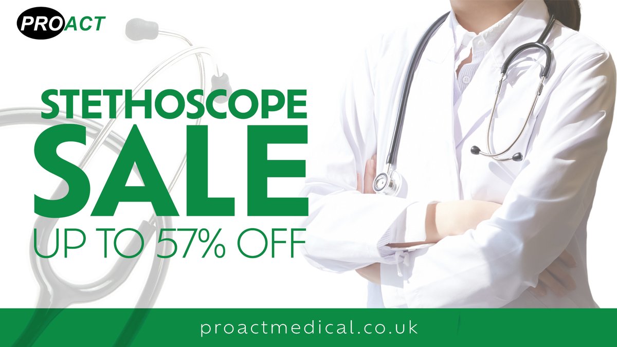 Spirit Stethoscope Sale Alert!🩺

Get ready to upgrade your diagnostic tools with PROACT Medical's amazing offer on Spirit Stethoscopes, now up to 57% off!
Don't miss out on these fantastic savings.

Shop now at proactmedical.co.uk/our-products/c…

#SpiritStethoscope #Medical #Sale