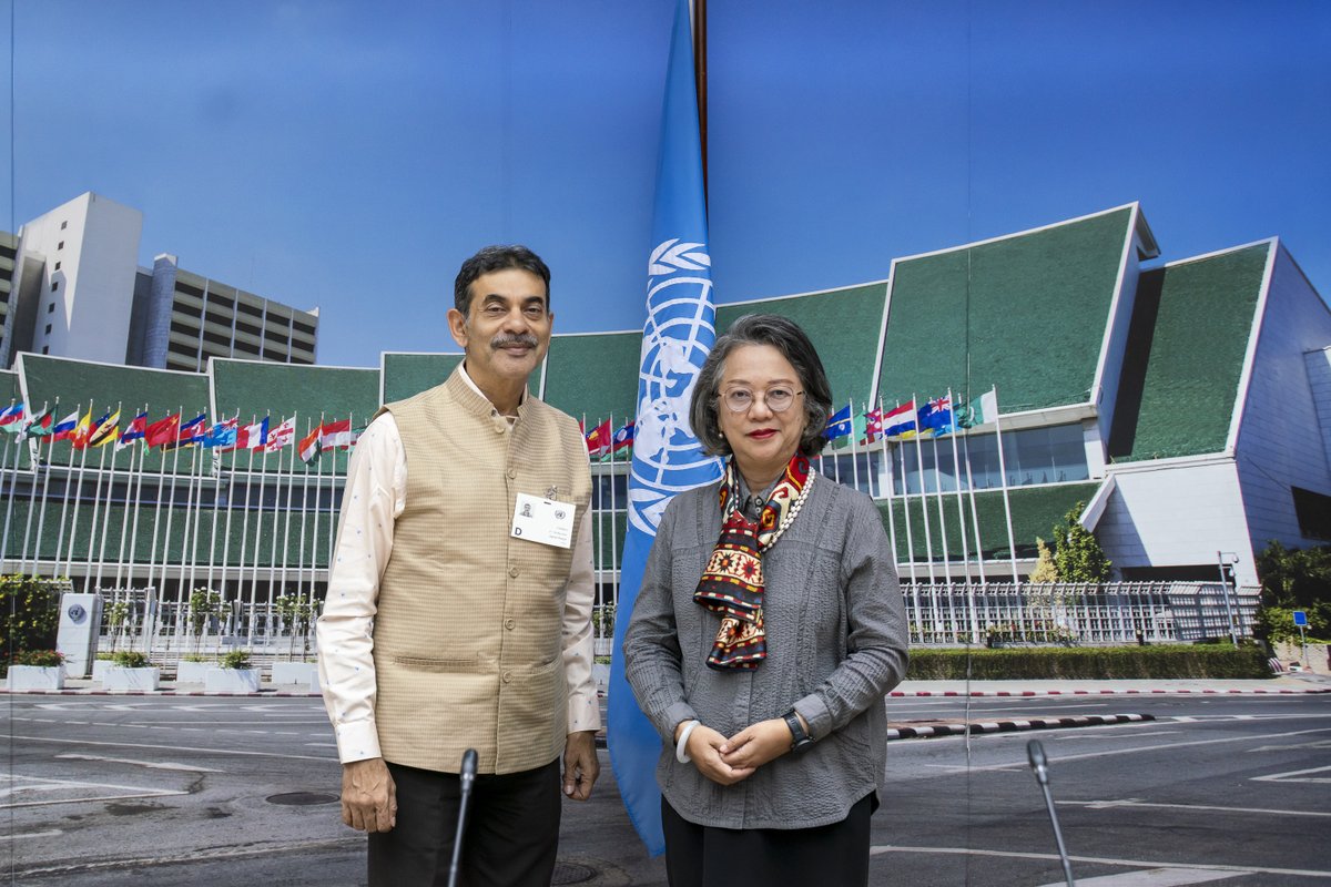 UN_Armida's tweet image. Meeting with senior reps of our members big (India), small (Kiribati) &amp;amp; in-between (Kazakhstan) shows how vital trade, investment &amp;amp; innovation are for #SustDev. From women’s entrepreneurship to tourism &amp;amp; the private sector @UNESCAP supports their priorities to #LeaveNoOneBehind.