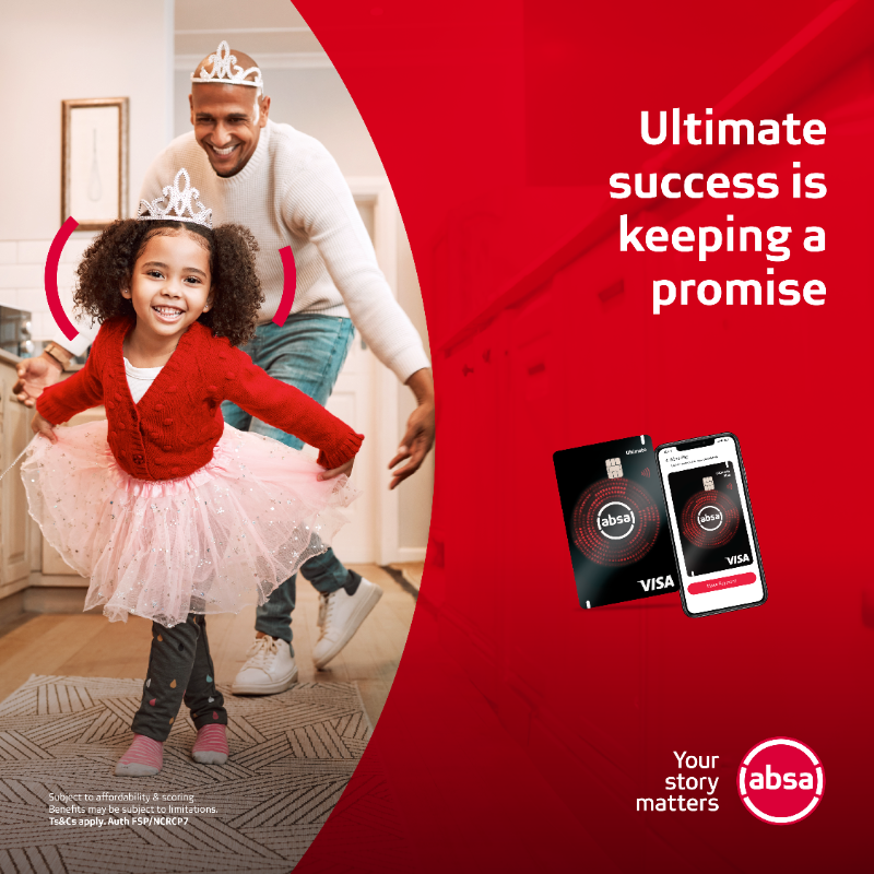 AbsaSouthAfrica's tweet photo. Get Absa Ultimate Banking to enjoy 34 benefits, including a Balance Booster of up to R2 000. Apply online today.