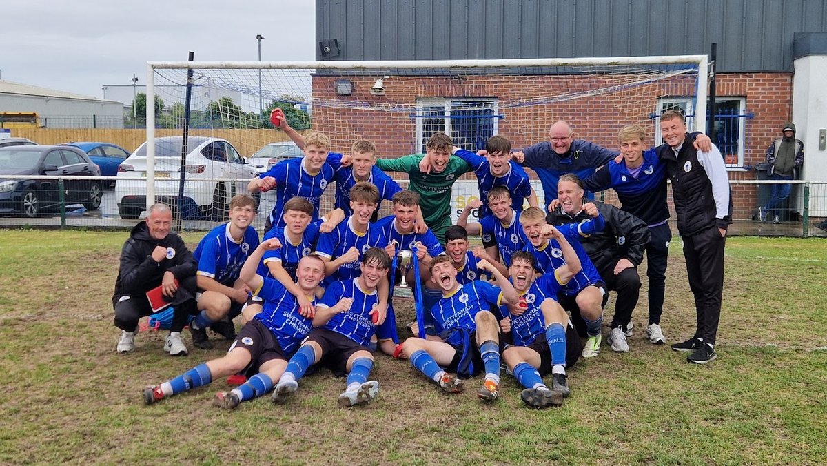ChesterFC's tweet photo. Six days, three trophies for the Academy!

The Chester FC Academy has had a fantastic week on the field, winning three cup competitions in the space of just six days.

It started last Tuesday at Burscough FC when, in an all-Chester FC Final, the Youth Team defeated the Colts 2-0 to claim the NWYA Open Cup.

Then, over the Bank Holiday weekend, The Colts went back to Burscough on Sunday to defeat Curzon Ashton 2-1 - winning the NWYA Development Cup.

On Monday, a third trophy was won at Wythenshawe Town as the Youth Team defeated AFC Fylde by two goals to one to clinch the NWYA George Heslop Neil Thomason Cup.

Congratulations to the Colts and the Youth Team on their cup successes and doing us proud! 💙