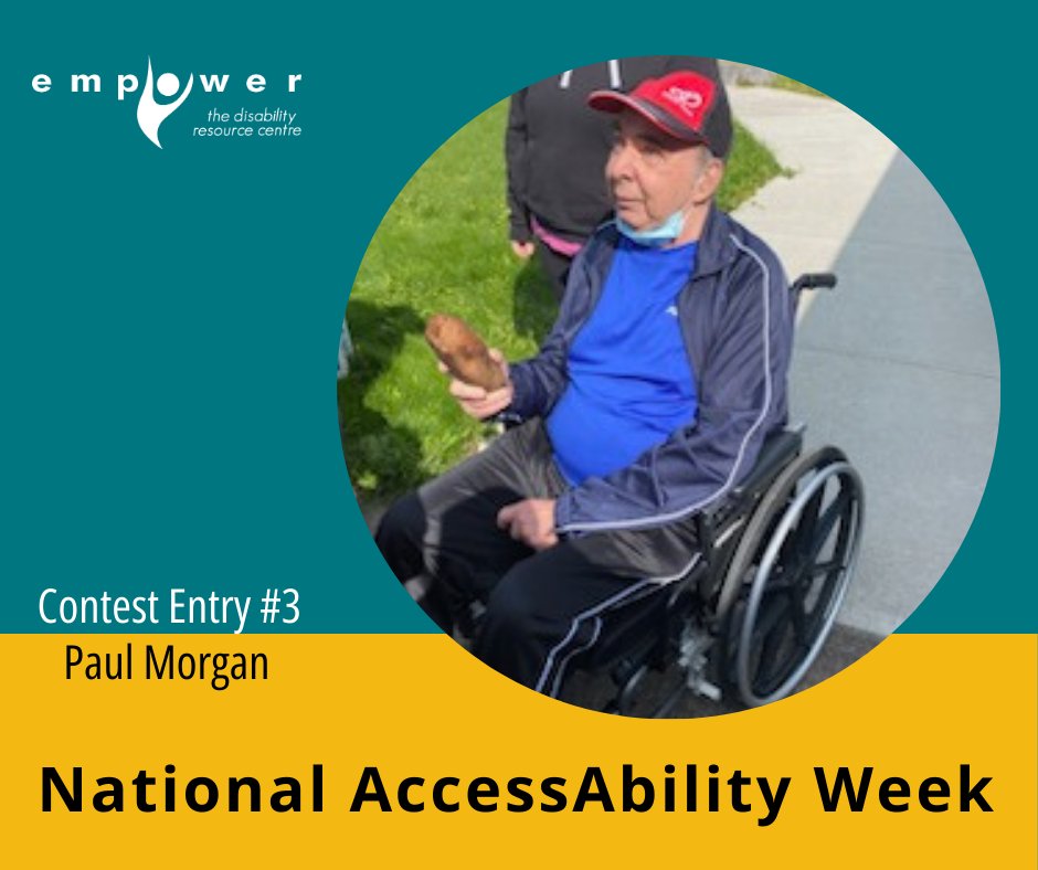 The next entry in our National AccessAbility Week contest is Paul Morgan!
Check out what he says about the theme "Applying inclusive thinking and actions in everyday life" - ow.ly/jgTV50VYURB
And don't forget to vote by liking his post on our Facebook and Instagram pages!