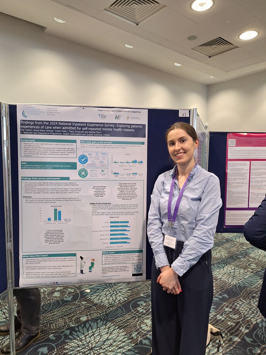National Care Experience Programme (@careexperience) on Twitter photo Yesterday, National Care Experience Programme Analyst Dr Ella Tuohy, presented the findings of the 2024 National Inpatient Experience Survey at the Psychology, Health and Medicine Annual Conference <a href="/QUBelfast/">Queen's University Belfast 🎓</a>. Learn more: yourexperience.ie/inpatient/nati… Yesterday, National Care Experience Programme Analyst Dr Ella Tuohy, presented the findings of the 2024 National Inpatient Experience Survey at the Psychology, Health and Medicine Annual Conference <a href="/QUBelfast/">Queen's University Belfast 🎓</a>. Learn more: yourexperience.ie/inpatient/nati…
