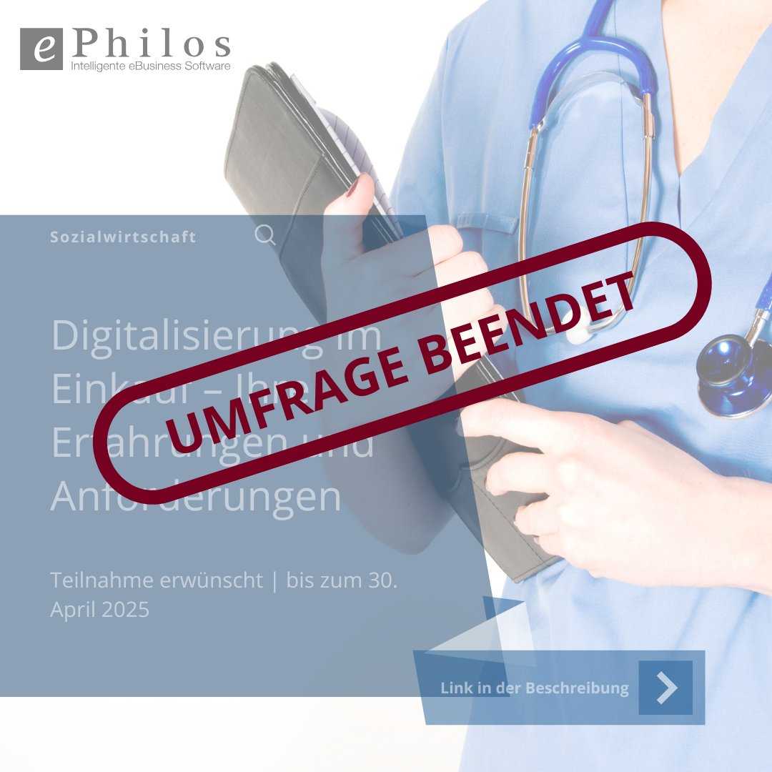 #Einkauf in der #Sozialwirtschaft – alles noch #Excel oder schon #digital?

Wir haben nachgefragt – und die Antworten waren eindeutig, lesen Sie alles Weitere in unserem #Blog:
🔗 ephilos.de/einkauf-im-wan…