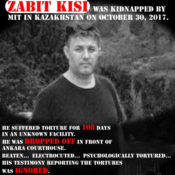 The Turkish Constitutional Court (TCC) ordered an effective investigation into the torture complaints of Zabit Kisi, a victim of rendition by the Turkish intelligence agency under Hakan Fidan's leadership from Kazakhstan. 
Kisi was kept in a Black Site of Turkish Intel for 108