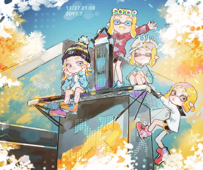 色んな人に出会わせてくれてありがとう〜!集合絵まとめ #スプラトゥーン10周年 