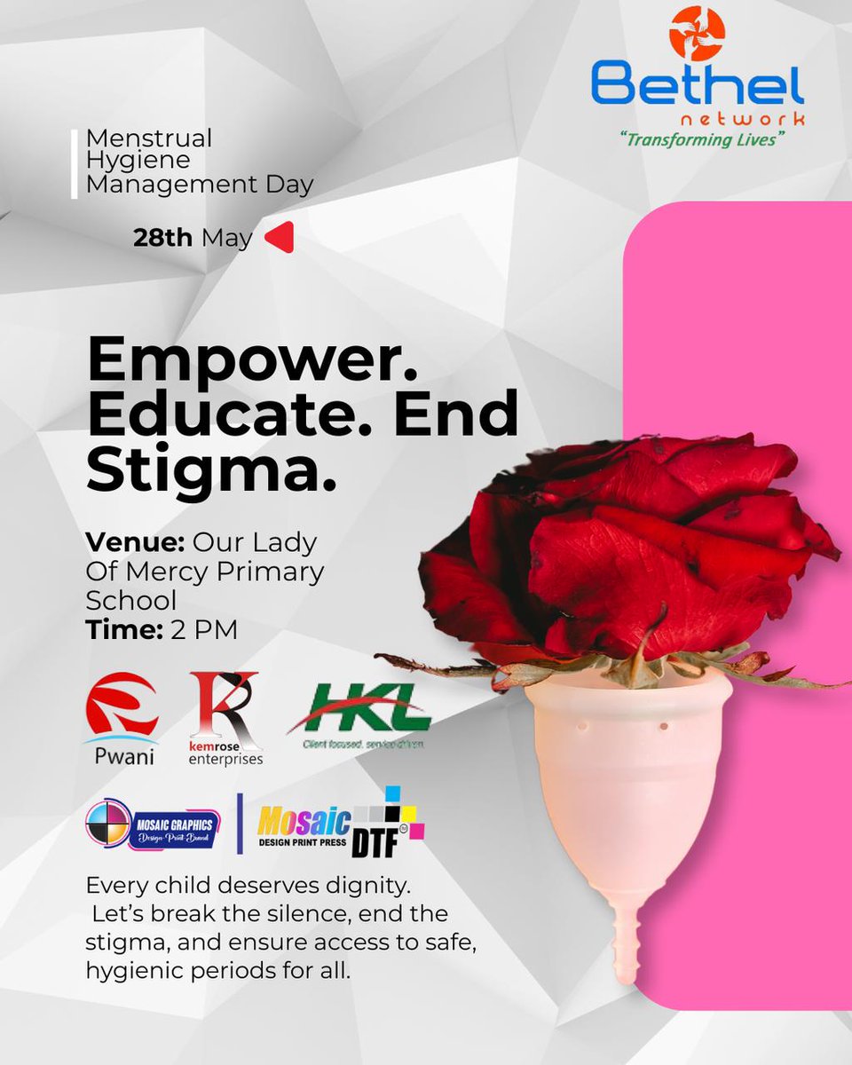 Empower. Educate. End Stigma.
🩸 Venue: Our Lady of Mercy Primary School
🕑 Time: 2 PM
Every child deserves dignity.
Let’s break the silence around periods, end the stigma, and ensure every girl has access to safe, hygienic menstrual care.