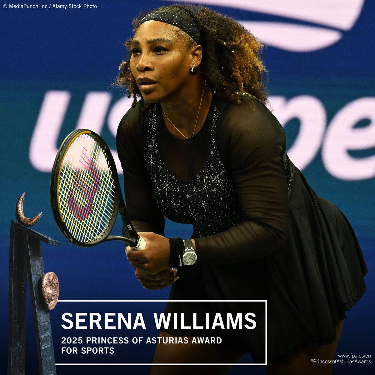 #NewsUpdate: Serena Williams has been granted the 2025 Princess of Asturias Award for Sports.

#PrincessofAsturiasAwards
@SerenaWilliams