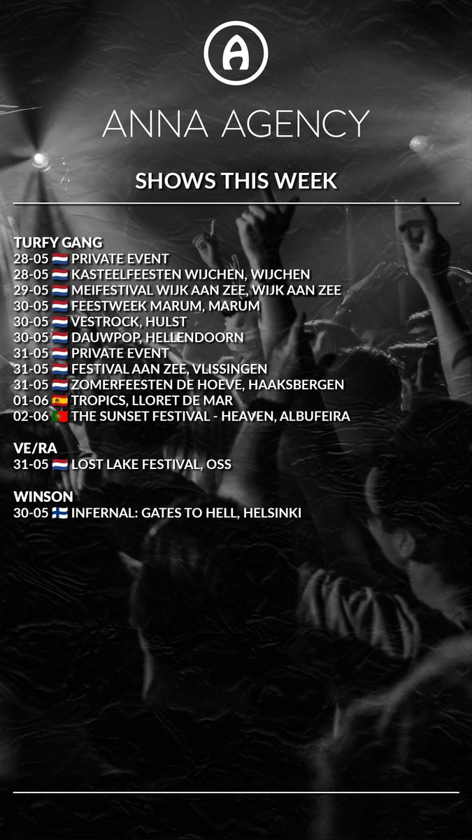 Shows This Week by Anna Agency