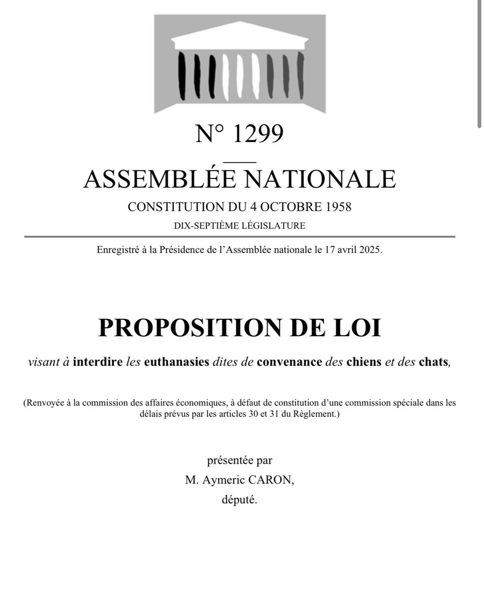 AnneLaureBlin's tweet image. #directAN Quand dans la liste des POUR l’ #euthanasie des Humains hier, on retrouve - sans grande surprise - un certain #Caron qui déposait une PPL contre l’euthanasie des animaux, il y a quelques semaines….
Animal versus Homme : les antispecistes savent choisir.